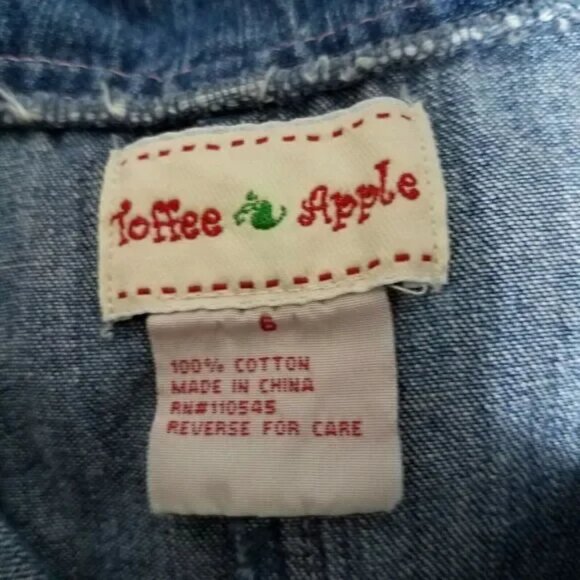 Mixed Brands Denim Skort Dress Size 6 Blue Liz Claiborne Kensie Toffee Apple - Picture 13 of 14